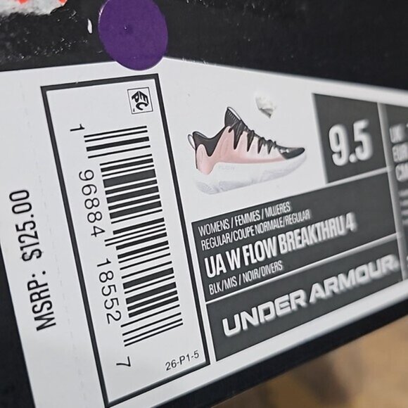 Under Armour Flow Breakthru 4 Basketball Shoes Size 9.5 New - Picture 8 of 10